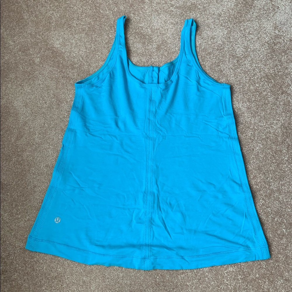 Lululemon Heart Opener tank -Spry Blue - Picture 5 of 5